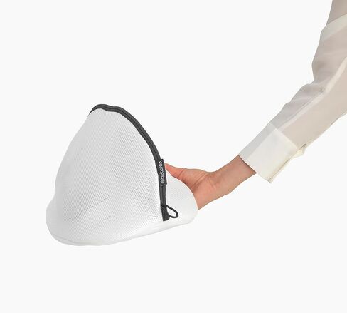 Brabantia Mesh Zip Up Sneaker Bag for Washing Machine (White) Laundry Protector for Cleaning Tennis Shoes, Running Shoes, Athletic Shoes in Saudi Arabia