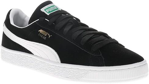 PUMA Mens Suede Classic Lace Up Sneakers Shoes Casual - Black in Saudi Arabia