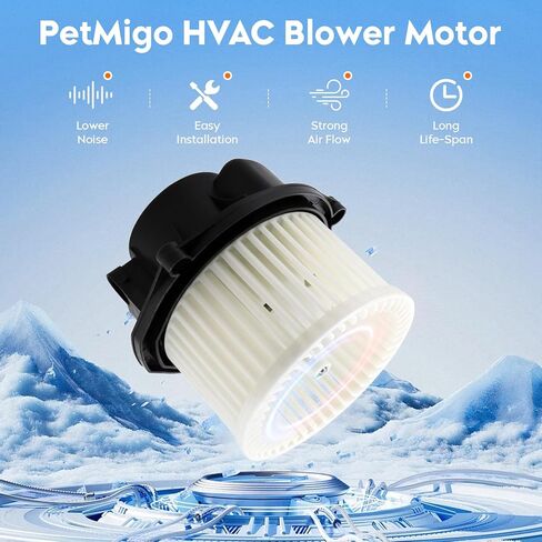 HVAC Blower Motor with Fan Cage - Replaces 19153679 15-81104 700076 52498954 Fit for Buick Regal 1988-1996 / Fit for Chevrolet Camaro Cavalier Lumina 1990-2001 in Saudi Arabia