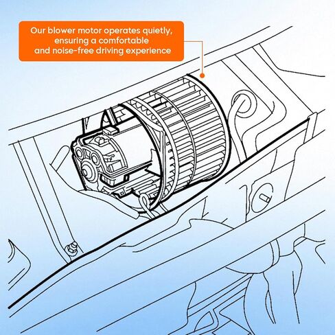 HVAC Blower Motor with Fan Cage - Replaces 19153679 15-81104 700076 52498954 Fit for Buick Regal 1988-1996 / Fit for Chevrolet Camaro Cavalier Lumina 1990-2001 in Saudi Arabia