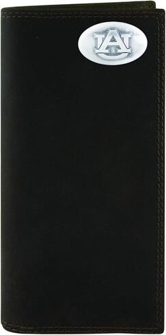 NCAA Oklahoma Sooners Brown Wrinkle Leather Roper Concho Wallet, One Size in Saudi Arabia