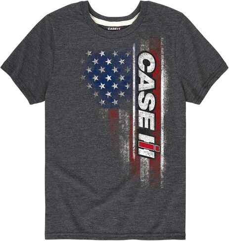 Case IH العلم الأمريكي - تي شيرت شبابي بأكمام قصيرة in Kuwait