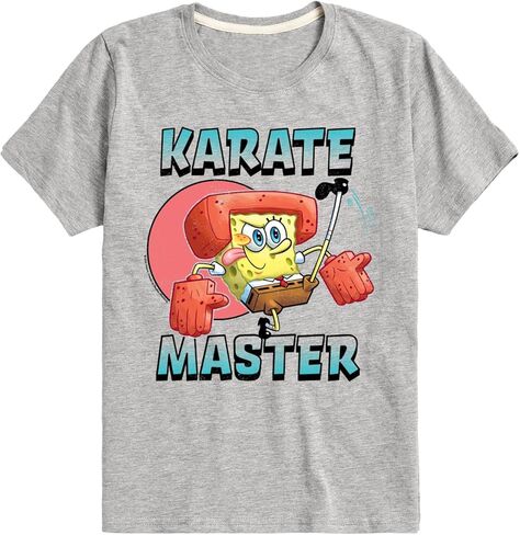 HYBRID APPAREL - Spongebob Squarepants - Karate Master - Toddler & Youth Short Sleeve Graphic T-Shirt in Saudi Arabia