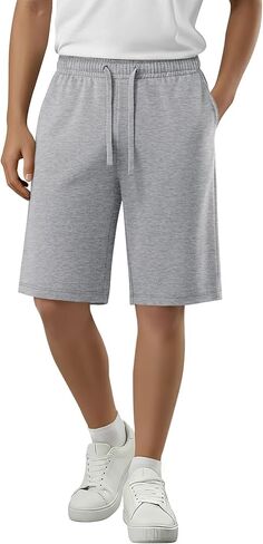 شورت كاجوال للأولاد شورت رياضي بخصر مطاطي برباط مع جيوب ملابس رياضية صيفية قابلة للتمدد للأطفال in Kuwait