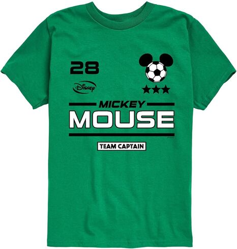 Disney - Mickey Soccer Jersey - Youth Boys Short Sleeve Graphic T-Shirt in Saudi Arabia