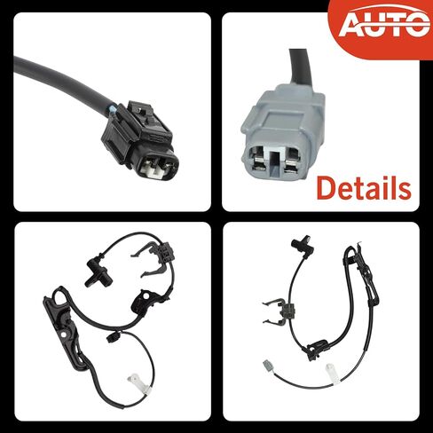 Automotive 2Pcs ABS Wheel Speed Sensors Left&Right Compatible With 2007-2011 Toyota Camry 2007-2012 Lexus ES350 Replace 8954333080 8954233090 in Saudi Arabia