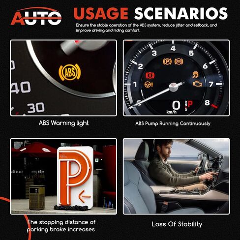 Automotive 2Pcs ABS Wheel Speed Sensors Left&Right Compatible With 2007-2011 Toyota Camry 2007-2012 Lexus ES350 Replace 8954333080 8954233090 in Saudi Arabia