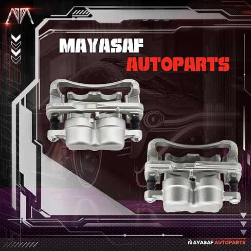 MAYASAF 18B4728 18B4729 مجموعة فرجار الفرامل الأمامية لكاديلاك 2002-2006 إسكاليد، لجي إم سي 2003-2005 سفاري/سافانا 2500، 1999-2006 سييرا 1500، لشيفي 2003-2005 أسترو، 2003-2008 إكسبريس 1500 in Saudi Arabia