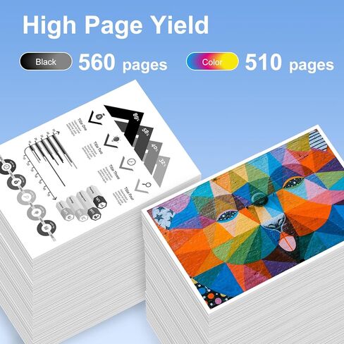 LC401 LC401XL Ink Cartridges Replacement for Brother LC401 Ink Cartridges LC401XL Work with MFC-J1010DW MFC-J1170DW MFC-J1012DW DCP-J1800DW DCP-J1140DW Printer (Black Cyan Magenta Yellow) 4 Pack in Kuwait