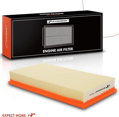 A-Premium Engine Air Filter Compatible with Audi TT (Quattro) 2000-2006 & Volkswagen Jetta 1999-2005, Golf 1999-2006, Beetle 1998-2010, Jetta City, Golf City, R32 in Saudi Arabia