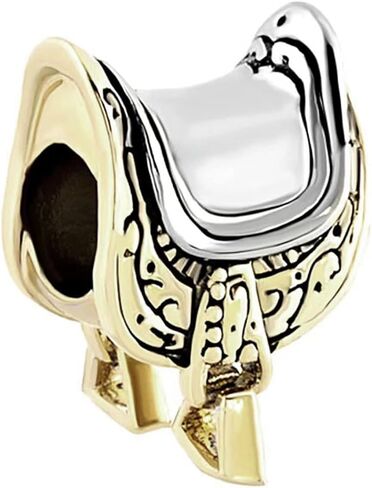 سحر سرج نسائي متوافق مع سوار Pandora Charm معدات ركوب الخيل، تجهيز الفروسية، مزرعة الفروسية، محبي الخيول in Saudi Arabia