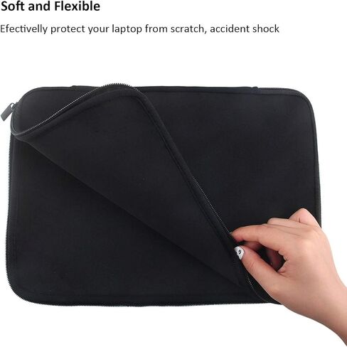 حقيبة كمبيوتر محمول من النيوبرين مقاس 17.6 بوصة لجهاز Lenovo IdeaPad L340 330 / ThinkPad P72، وDell Inspiron 17 7000 / Dell G3 17 Gaming، وHP Envy 17t 17z / Pavilion 17، وAsus VivoBook Pro 17، وMSI GS73VR in Kuwait