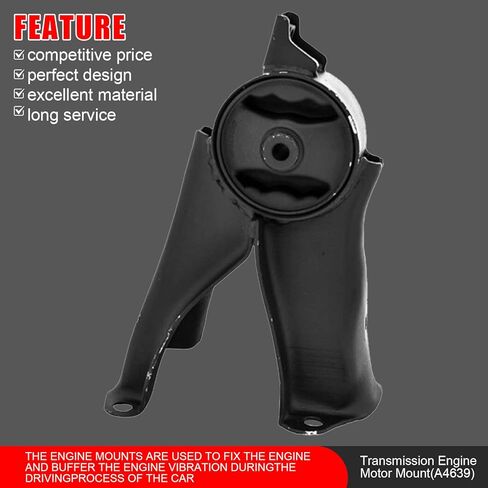 3Pcs Engine Motor Mount and Trans Mount Kit Fits for 2004-2012 for Mitsubishi Galant 2.4L Replace A4624, A4629, A4639 in Kuwait