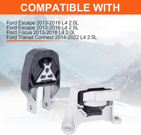 حامل محرك المحرك متوافق مع F-ord Escape 2013-2019، Ford Focus 2013-2018، Ford Transit Connect 2014-2022، بديل لـ A5520 A5631 in Kuwait