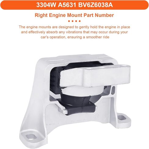 حامل محرك المحرك متوافق مع F-ord Escape 2013-2019، Ford Focus 2013-2018، Ford Transit Connect 2014-2022، بديل لـ A5520 A5631 in Kuwait