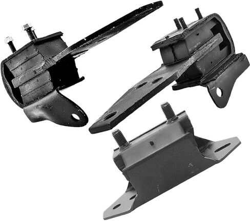 Engine and Transmission Mount Kit 3pcs and Set Front Rear Left Driver Right Passenger Side for Ford for Courier 1.8L 1972-2.3L 1977-2.0L 1979-1982 3-Number in Pack in Kuwait