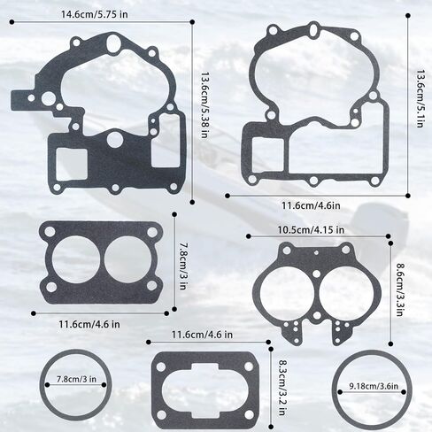 Carburetor Rebuild Kit for Mercruiser 3.0L/4.3L/5.0L/5.7L Carburetor,for Mercruiser 2 Barrel Carburetor,Carburetor Rebuild kit Fit for Mercury Marine/Rochester With Float in Saudi Arabia