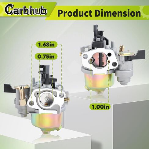 مكربن ​​Carbhub CR950 لـ CR950 CR750 XR950 XR750 6.5hp 208cc لمحرك Kohler CH260 CH270 استبدال 596079 592864 595780 595783 Carb for MTD Troy-Bilt Generators جزازات العشب مضخة مياه مقسمة in Saudi Arabia