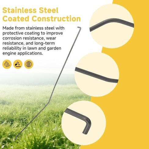 20 079 07-S Throttle Linkage Compatible with Kohler Courage SV470 SV590 SV600 Engines, Stainless Steel Coated Control Link, Replaces 20-079-07-S in Kuwait