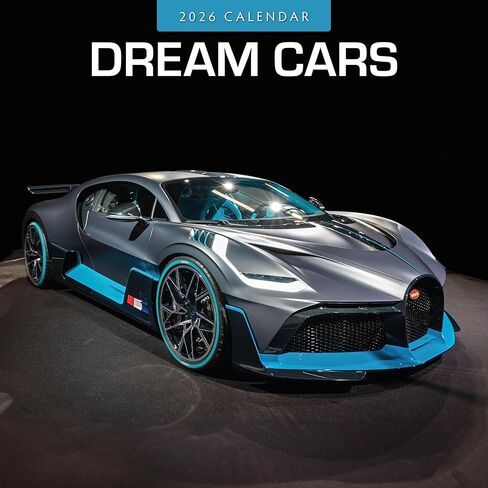 Red Robin 2026 Dream Cars Monthly Wall Calendar | 12" x 24" Open | Premium Thick & Sturdy Paper | Hangable 12 Month Calendar | Lined Notes & To Do Area | Vivid Images | Plastic Free in Saudi Arabia