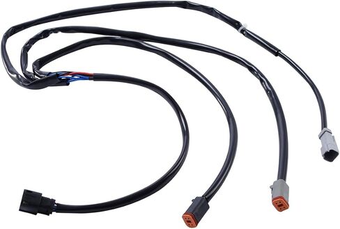 TCT-MOTORPARTS LED Rear Fender Fascia Wire Fit for Harley Touring Street Glide Road Glide 14-Up in Kuwait