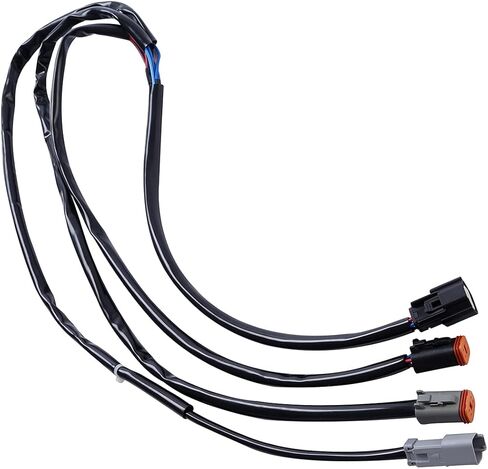 TCT-MOTORPARTS LED Rear Fender Fascia Wire Fit for Harley Touring Street Glide Road Glide 14-Up in Kuwait