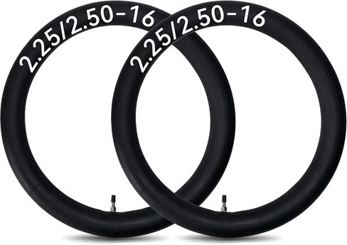 2 حزمة 2.50-16 الأنابيب الداخلية 70/90-16 2.25/2.50-16 أنبوب الدراجة الترابية مع TR4 استبدال الجذعية صمام مستقيم للدراجات حفرة صغيرة، وأنابيب إطارات الدراجات النارية على الطرق الوعرة in Kuwait