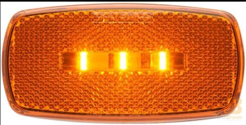 LED MARK LIGHT; OVAL; AMBER; 3 WIRE; W/TURN in Saudi Arabia