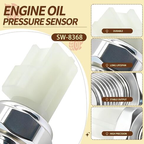 JA&MIU SW-8368 Motorcraft Engine Oil Pressure Sensor Compatible with 6.7L Ford Powerstroke F250 F350 Truck Aviator Blackwood Continental MKS MKT in Kuwait