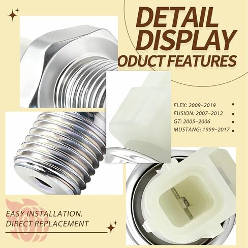 JA&MIU SW-8368 Motorcraft Engine Oil Pressure Sensor Compatible with 6.7L Ford Powerstroke F250 F350 Truck Aviator Blackwood Continental MKS MKT in Kuwait