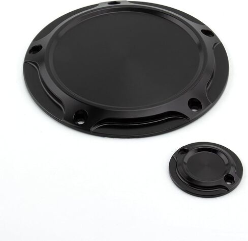 Derby Cover Timer Engine Timing Points Covers for Harley Touring 2017-2024 later Electra Glide Road King Street Glide Road Glides (Black) in Kuwait
