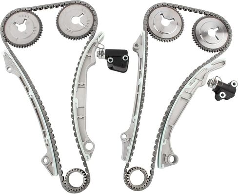 A6600520016 Timing Chain Kit for Infiniti QX56 2004-2006 for Nissan Armada 2005-2010 Pathfinder 2008-2010 Titan 2004-2010 5.6L (32 VALVE) "VK56DE", 13028-7S000 13028-ZJ00A in Saudi Arabia