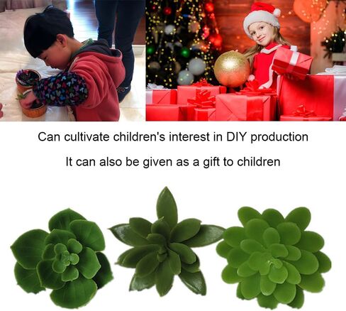 3 قطع من النباتات العصارية الصناعية غير المستقرة نباتات وهمية صغيرة واقعية لديكور المنزل والمكتب وغرفة النوم والحمام ورف المكتب in Kuwait