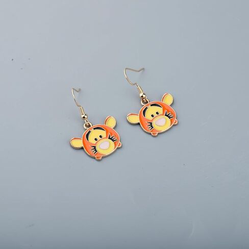 MAOFAED Cute Cartoon Tiger Earring for Fans, Cosplay Jewelry, Tiger Dangle Earring for Women, Cartoon Lover Gift(onceTiger) in Saudi Arabia