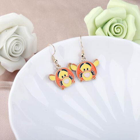 MAOFAED Cute Cartoon Tiger Earring for Fans, Cosplay Jewelry, Tiger Dangle Earring for Women, Cartoon Lover Gift(onceTiger) in Saudi Arabia