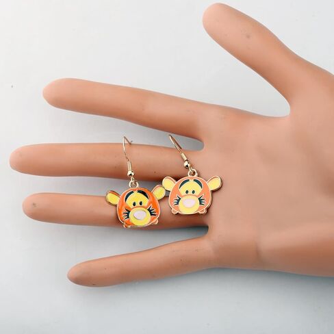 MAOFAED Cute Cartoon Tiger Earring for Fans, Cosplay Jewelry, Tiger Dangle Earring for Women, Cartoon Lover Gift(onceTiger) in Saudi Arabia