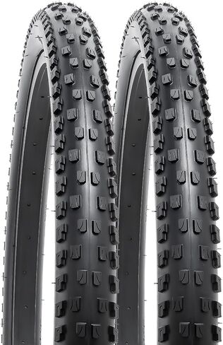 YUNSCM 2-PCS 26" Bike Tires 26x2.10/54-559 and 26" Bike Tubes Schrader Valve Compatible with Mountain Bike 26x1.95 26x2.0 26x2.1 26x2.125 26x2.15 Bike Bicycle Tires and Tubes (Y-770) in Kuwait