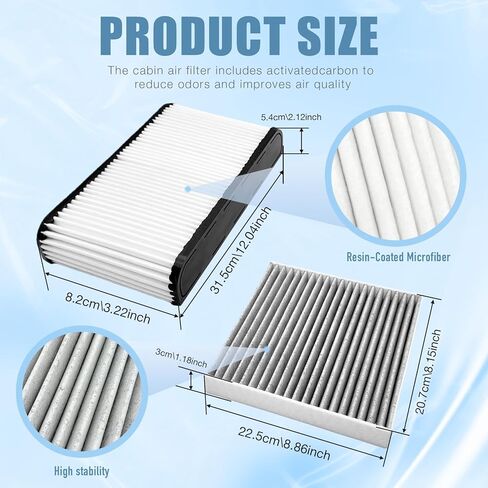 Engine Air Filter 28113-AT100 Compatible with Kia Niro 1.6L 2023-2024 28113AT100 in Kuwait