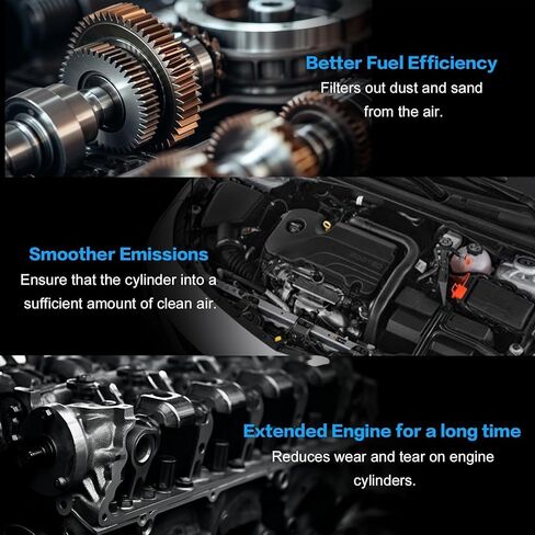 1.5L Air Intake Filter Box Compatible with Chevrolet Malibu Sedan 2016-2021 Replace# 84003580 84588870 in Kuwait