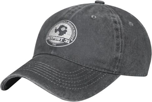 Outpost 31 Antarctica Research Denim Baseball Cap Hat Adjustable Cowboy Hat in Saudi Arabia