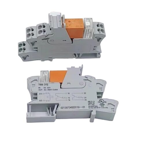 2pcs/lot Relay 788-312 DC24V All Copper Flame-Retardant Industrial Interface Module in Kuwait