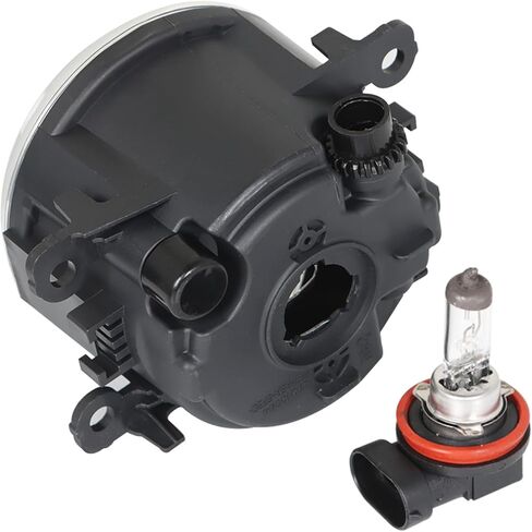 Silscvtt 2 قطعة مصابيح الضباب الأمامية مجموعة مصابيح بديلة لـ Fiesta 2013-2018 الجانب الأيسر والأيمن مع مفتاح الحافة 4F9Z15200AA in Kuwait