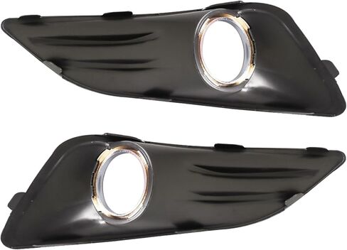 Silscvtt 2 قطعة مصابيح الضباب الأمامية مجموعة مصابيح بديلة لـ Fiesta 2013-2018 الجانب الأيسر والأيمن مع مفتاح الحافة 4F9Z15200AA in Kuwait