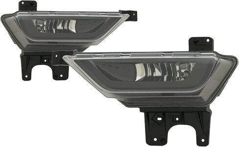 HEADLIGHTSDEPOT Halogen Fog Light Set Compatible With Ford F-150 2023; CAPA Certified in Saudi Arabia