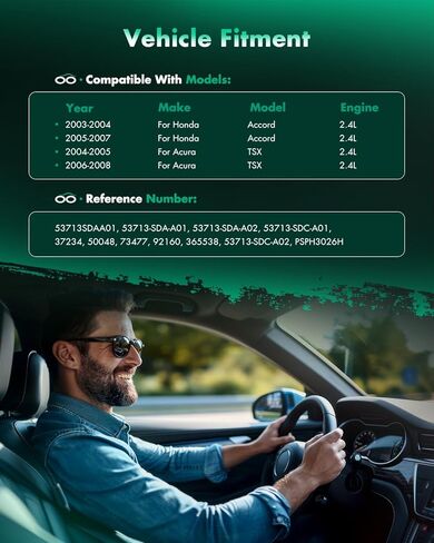خرطوم توجيه الطاقة SCITOO متوافق مع 2004-2008 لـ Acura TSX (شحنة أمريكية) in Saudi Arabia