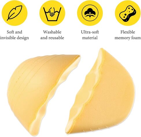 8 Pcs Toe Inserts for Shoes Too Big Inserts to Make Shoes Fit Tighter Comfort Toe Cushions Prevent Heel Sliping Composite Toes Insert for Shoe Too Big in Kuwait