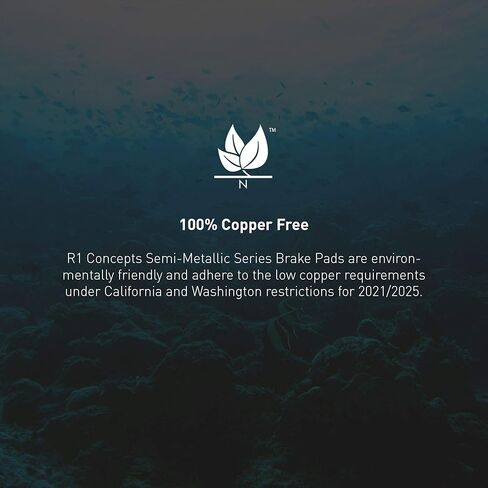 R1 Concepts Front Semi-Metallic Series Brake Pads 2311-1074-00| Fits 2004-2009 Kia Spectra, 2005-2009 Kia Spectra5 in Kuwait