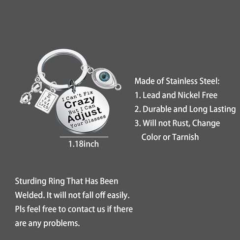 Lywjyb Birdgot Eye Doctor Vision Gift Ophthalmic Technician Tech Keychain Ophthalmology Merch in Saudi Arabia