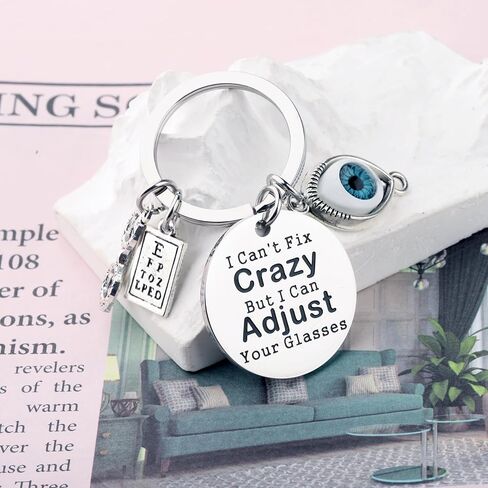 Lywjyb Birdgot Eye Doctor Vision Gift Ophthalmic Technician Tech Keychain Ophthalmology Merch in Saudi Arabia