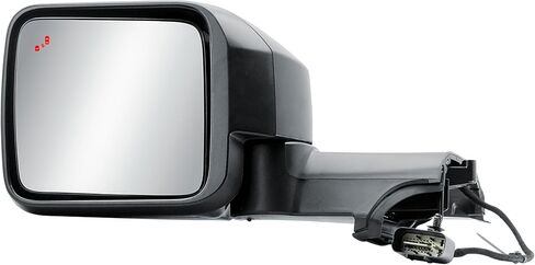Passenger Right Side Door Mirror Power and Heated with BLIS Glass Textured Back Cover for Ford Bronco 2022-2025 in Saudi Arabia